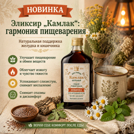 "Камлак" Эликсир Желудочно-кишечный (Объём: 250мл.)